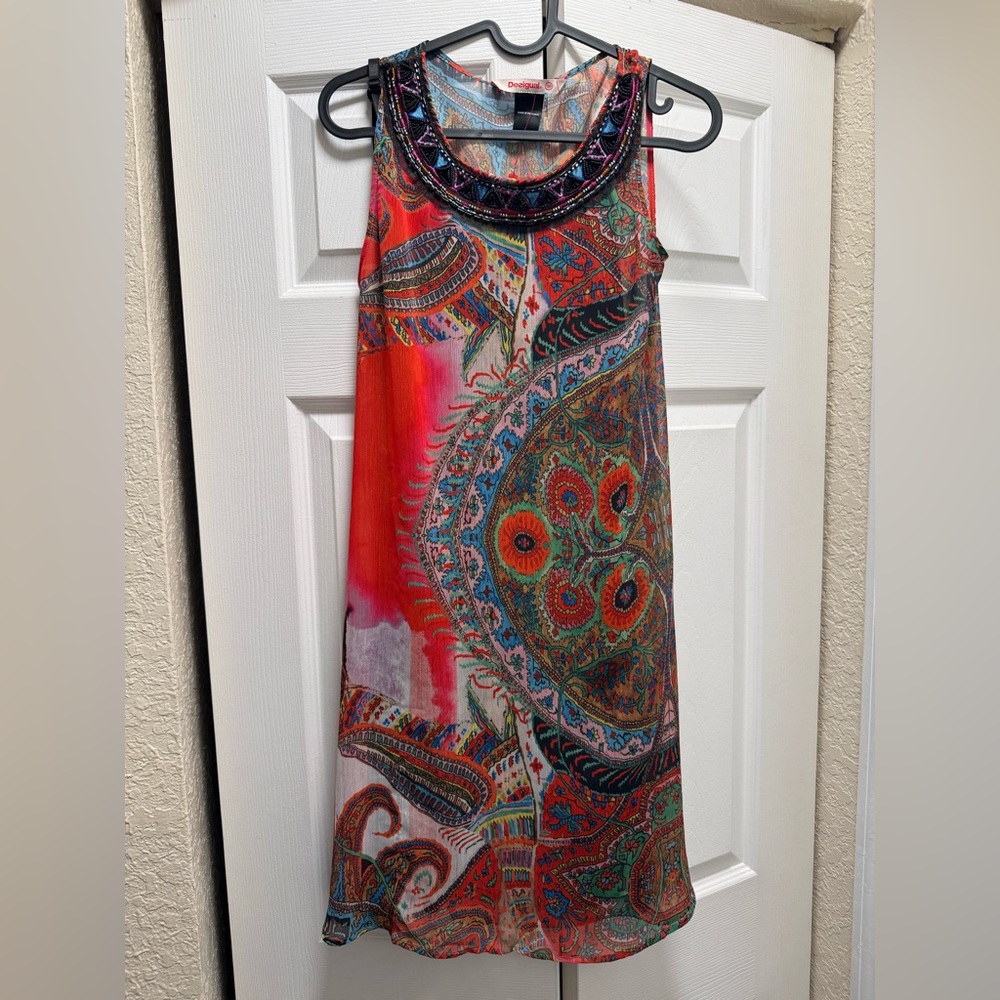 Desigual Multicolor Paisley  Dress